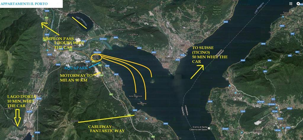 Appartamento Il Porto Baveno Luaran gambar